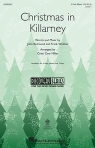 Christmas in Killarney Three-Part Mixed choral sheet music cover Thumbnail